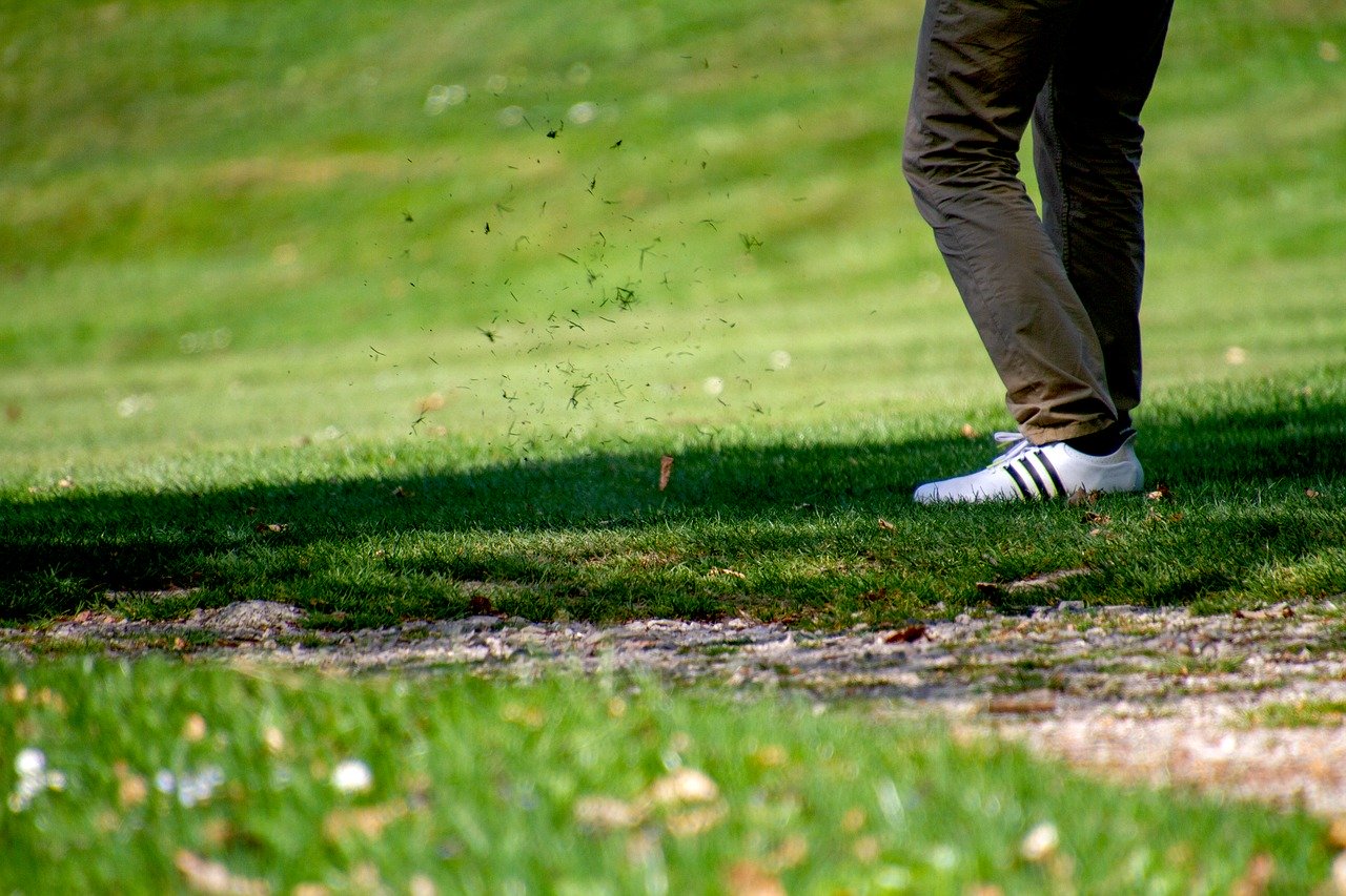 golf, golfers, tee
